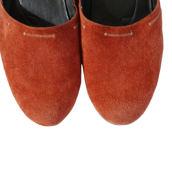 Gentle Souls By Kenneth Cole Rust Suede Slip On Mules Women’s Size 10 - Picture 5 of 8